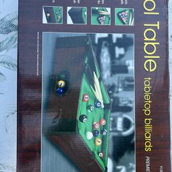 Tabletop Pool Table