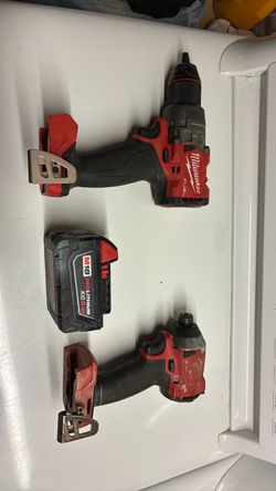 Milwaukee brushless, fuel impact and hammer drill