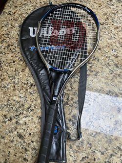 Used Wilson Graphite, Tempest Stretch, Racket, And Cover