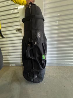 NEW black Club Glove Traveler Last Bag golf travel bag featuring Wachovia logo patch
