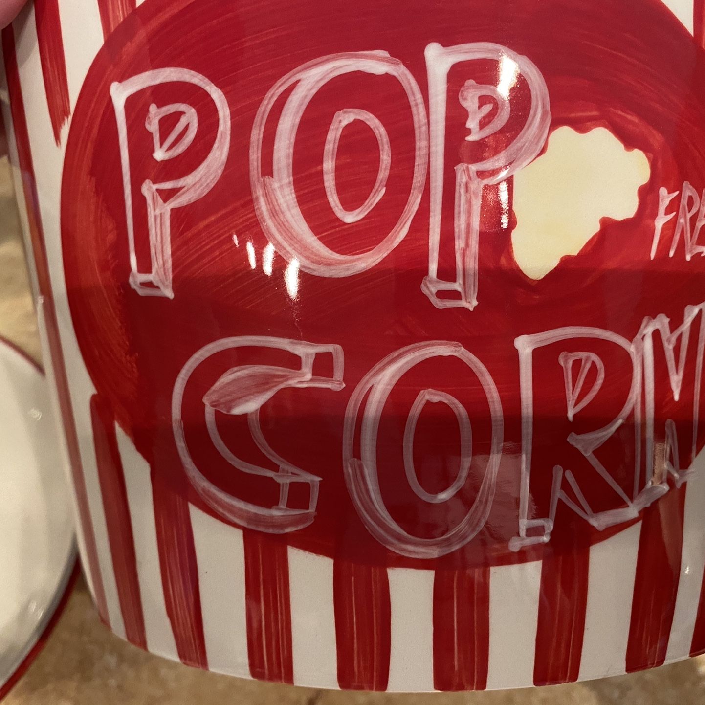 Ceramic Popcorn Set - 5 Piece