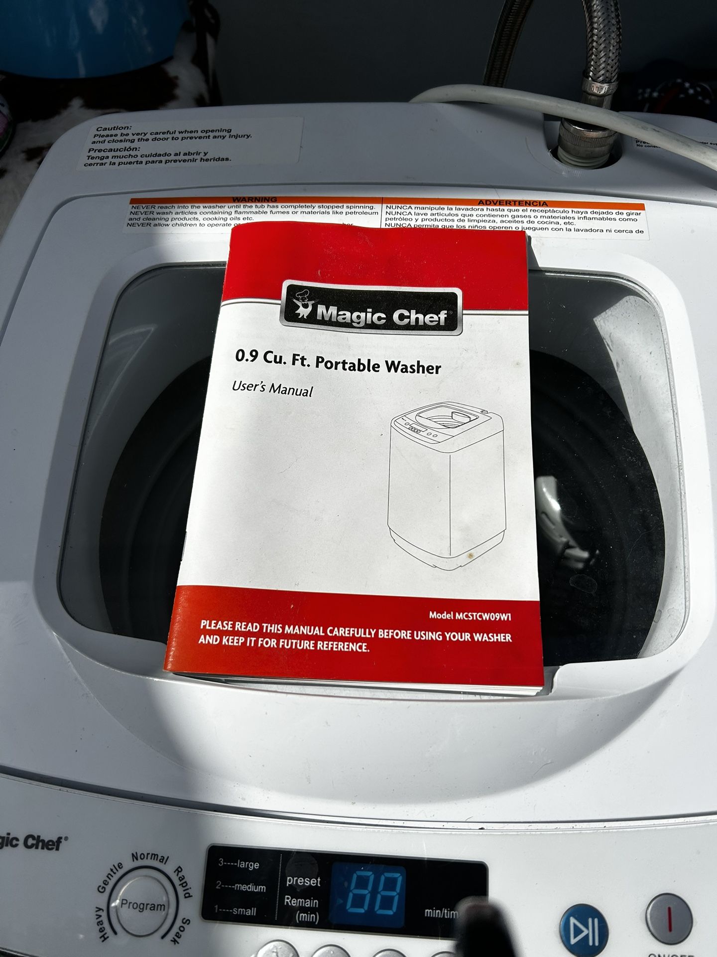 MAGIC CHEF PORTABLE WASHER 😊