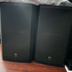 DJ SPEAKERS 15” EV PAIR 