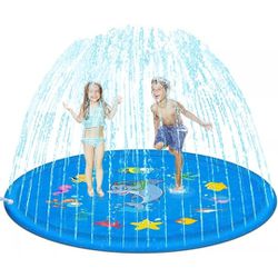 Kids Toddler Sprinkler Pool Mat 