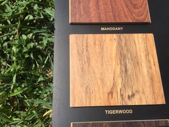 Water resistant laminate floors