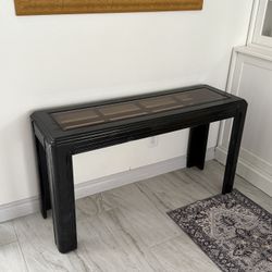 Entry wooden console table 