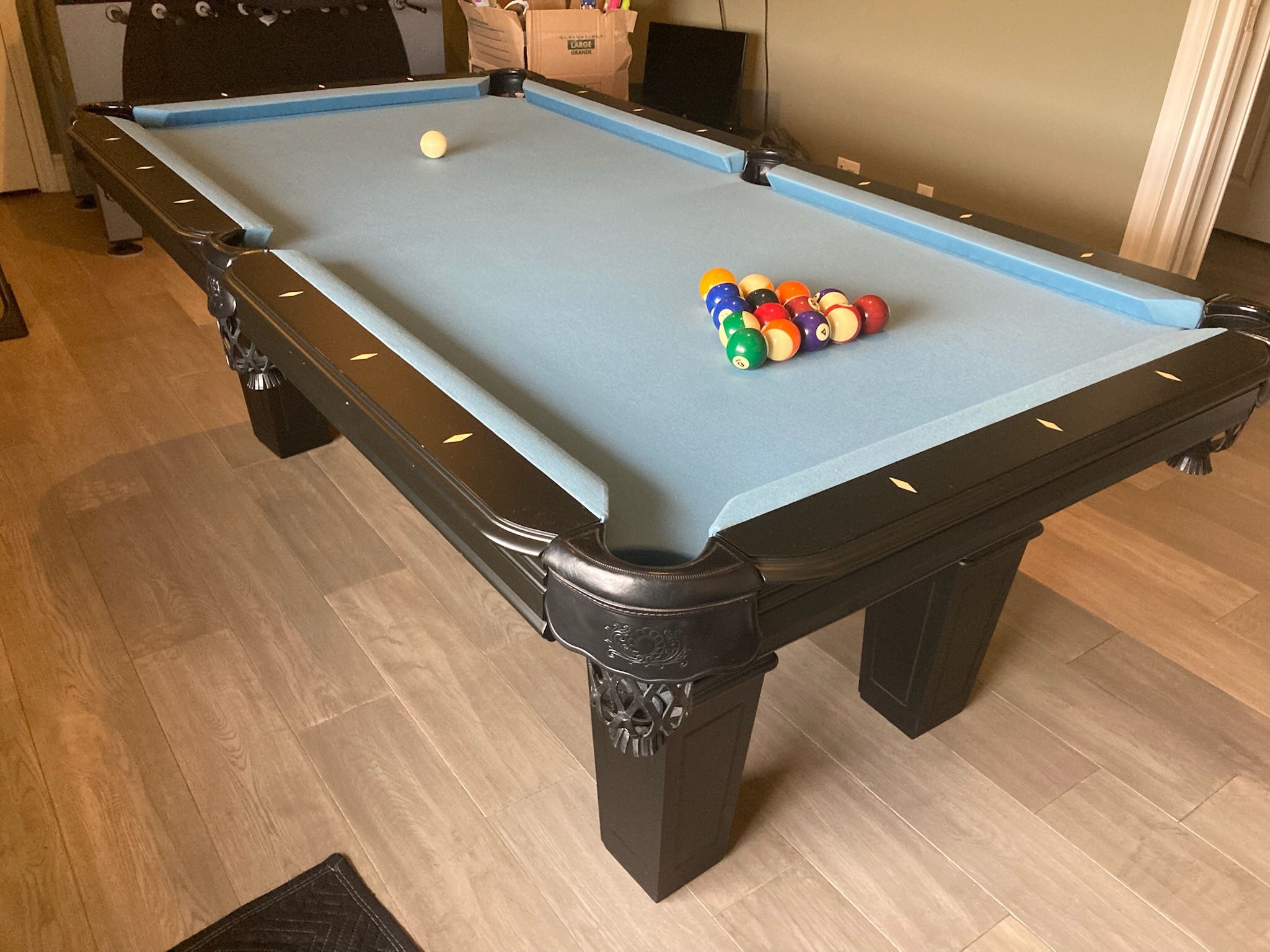 New pool tables includes delivery 8 foot or 7 ft billiard table sale