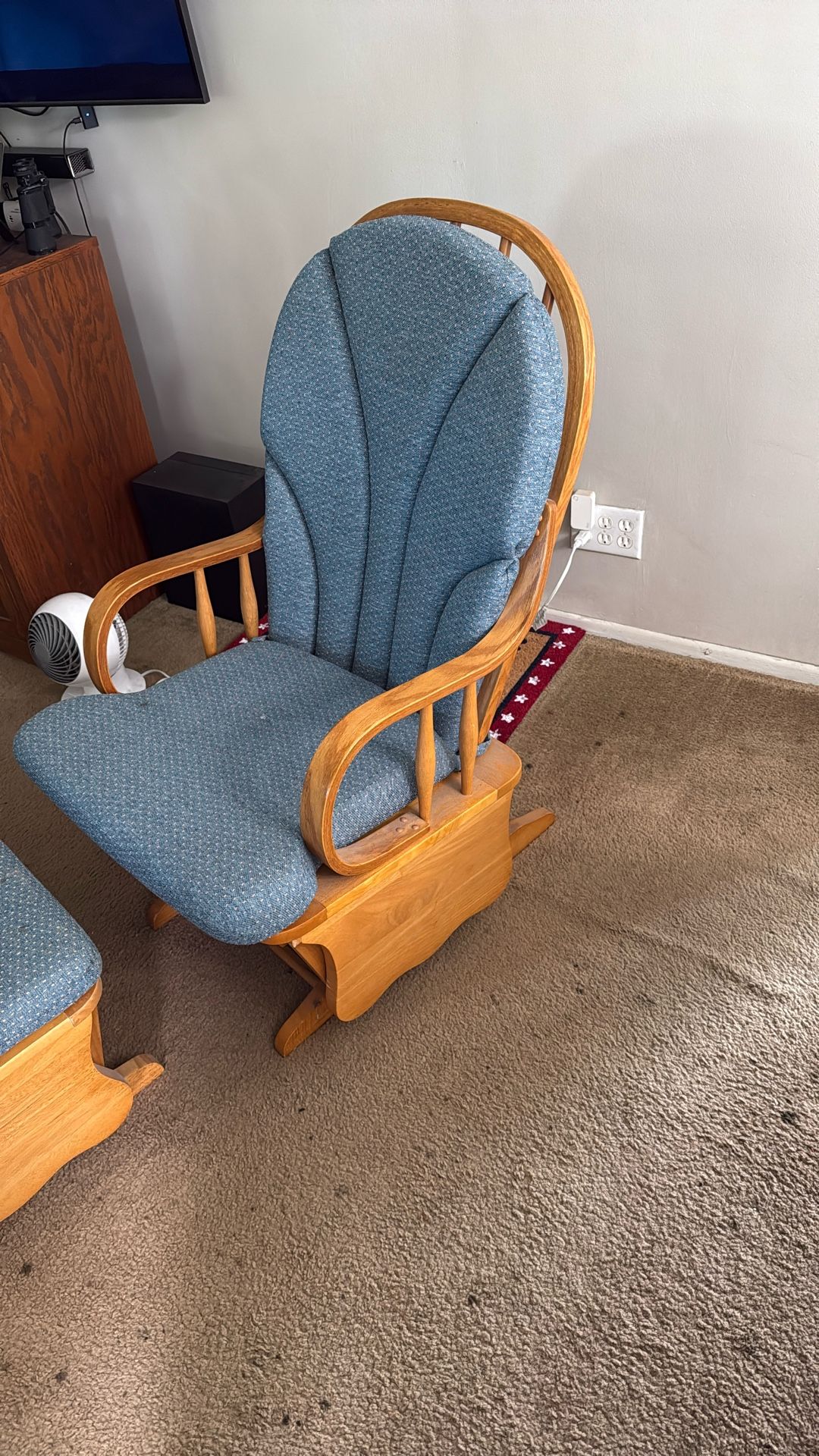 Rocking Chair And Rocking Foot Rest