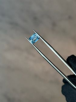 2.10CT Fancy Blue Emerald Lab Diamond – VS1, IGI Certified