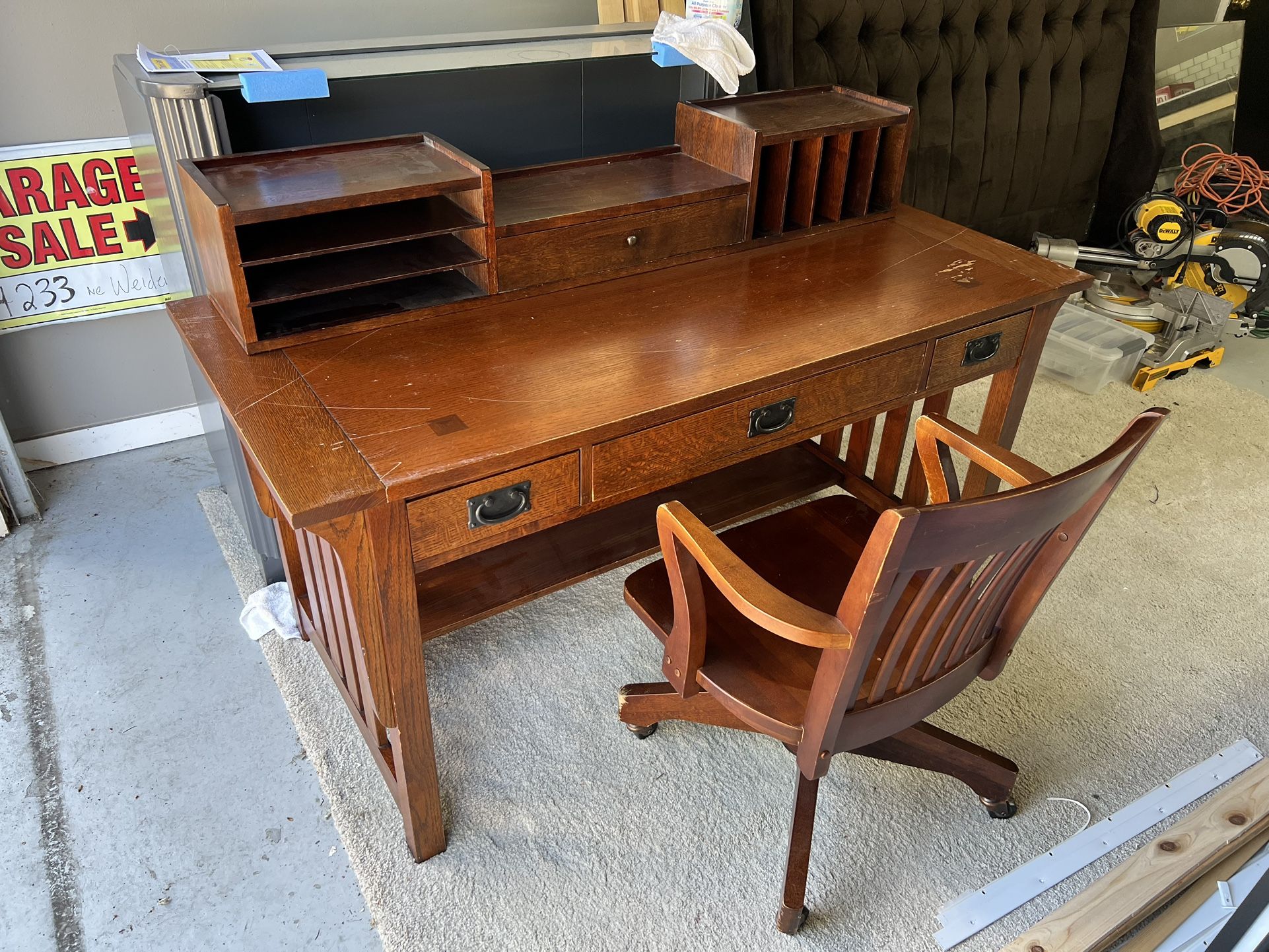 Desk And Chair