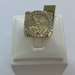 14K Gold Nugget Ring. 