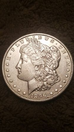 1896 o morgan silver dollar