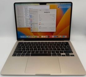 2022 MacBook Air 13 m2 8gb 256gb starlight
