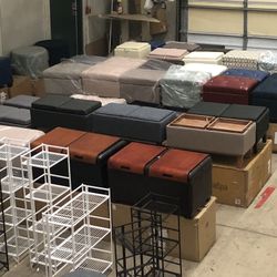 Ottoman Blowout - BRAND NEW- Spring Cleaning Photography Samples, Display, Closeouts, Etc 