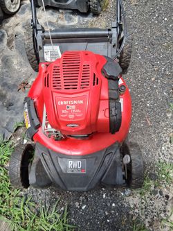 Craftsman Self-propelled Mower With Big Wheels