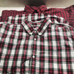 2 Mens Dress Shirts Club Room & JCP