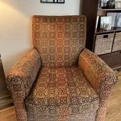 Multi Pattern Arm chair