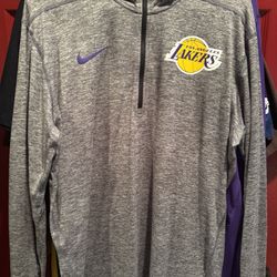 Nike Lakers Half Zip Dri-Fit LS Shirt
