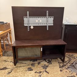 Tv Stand With Storage Includes Hardware 
