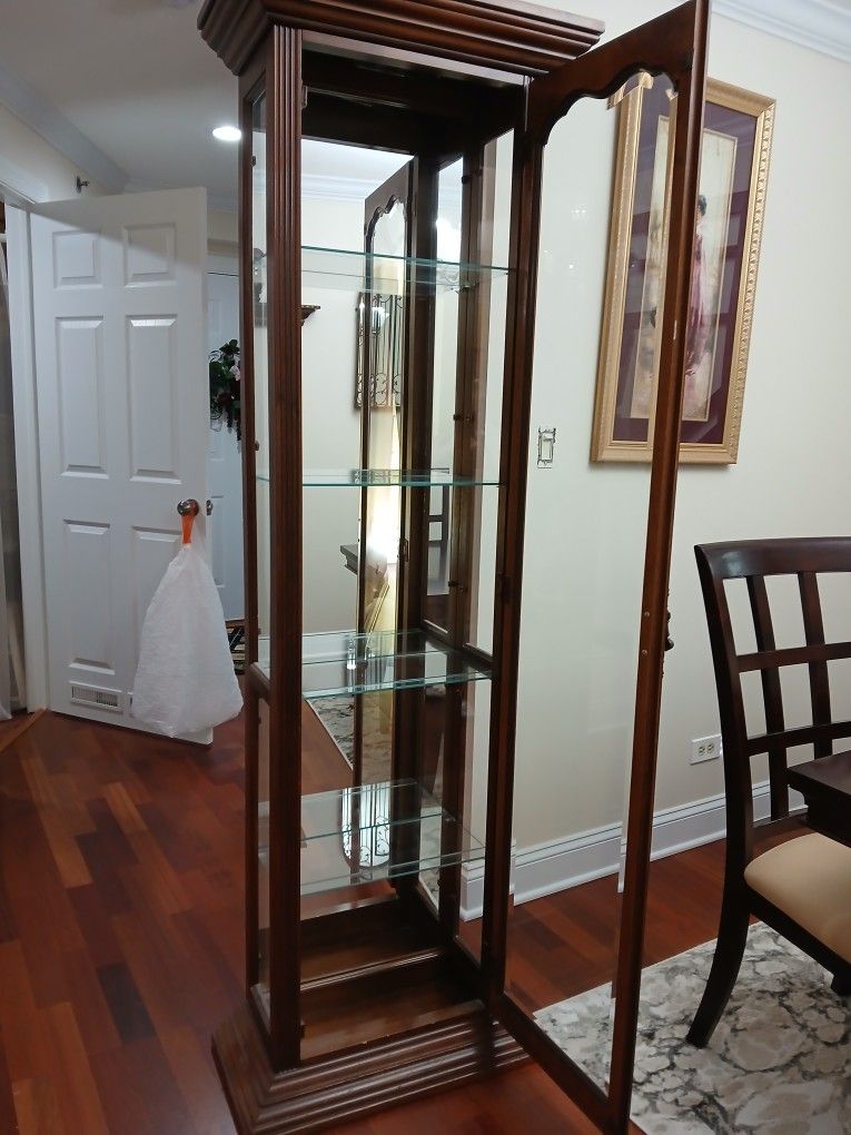 Lighted Curio gabinet