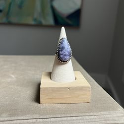 Adjustable Lepidolite Gemstone Ring ( firm on price ) 