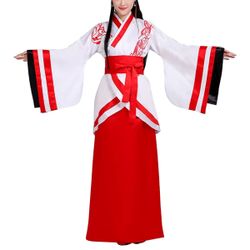 Chinese Traditional Ancient Costume Red Small / Medium 