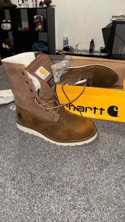 WOMENs Carhartt Women's Waterproof Sherpa Lined Fold Down Winter Wedge Boot