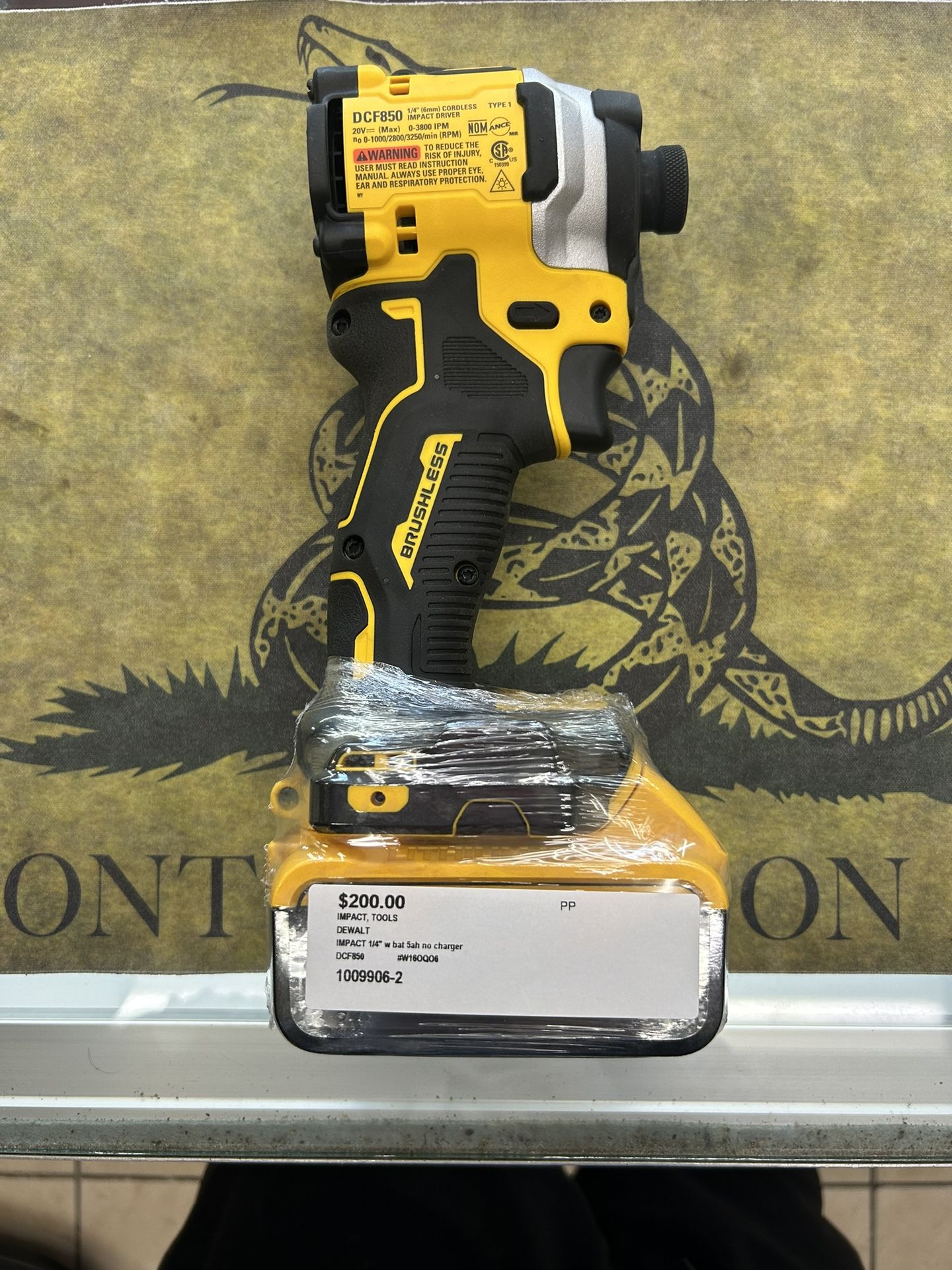 Dewalt Impact Driver With 5ah Batt