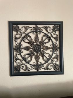 Metal wall decor