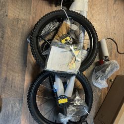 Naipo 18" Kids Bike Girls and Boys Blue Bicycles with Removable Training Wh (SR)