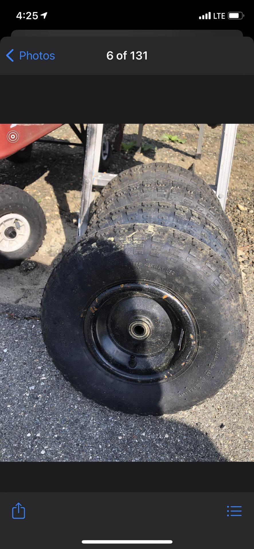 Tires For Utility Cart