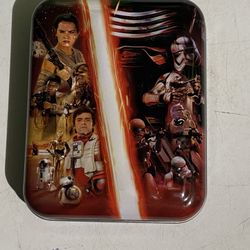 Star Wars the force awakens playing cards collectible full set in tin
