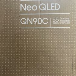 SAMSUNG 55-Inch Class Neo QLED 4K QN90C Series Quantum HDR+, Dolby Atmos, Object Tracking Sound+, Anti-Glare, Gaming Hub, Q-Symphony, Smart TV with Al