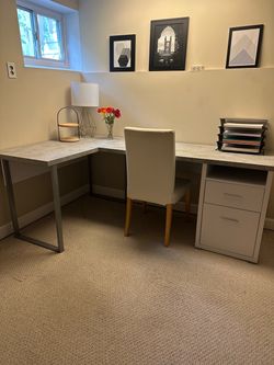 80” Modern Home Office Work Station Desk