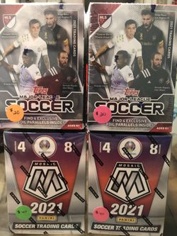 Soccer Card Lot Mosaic And Topps 