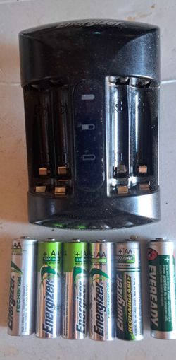 Rechargeable Batteries & Charger