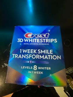 Crest 3D whitening strips