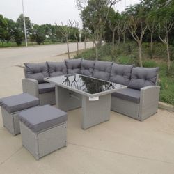 Clearance On The 10 Piece Outdoor Set