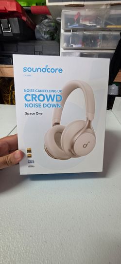 Soundcore Space One Active Noise Cancelling Headphones - Latte Cream