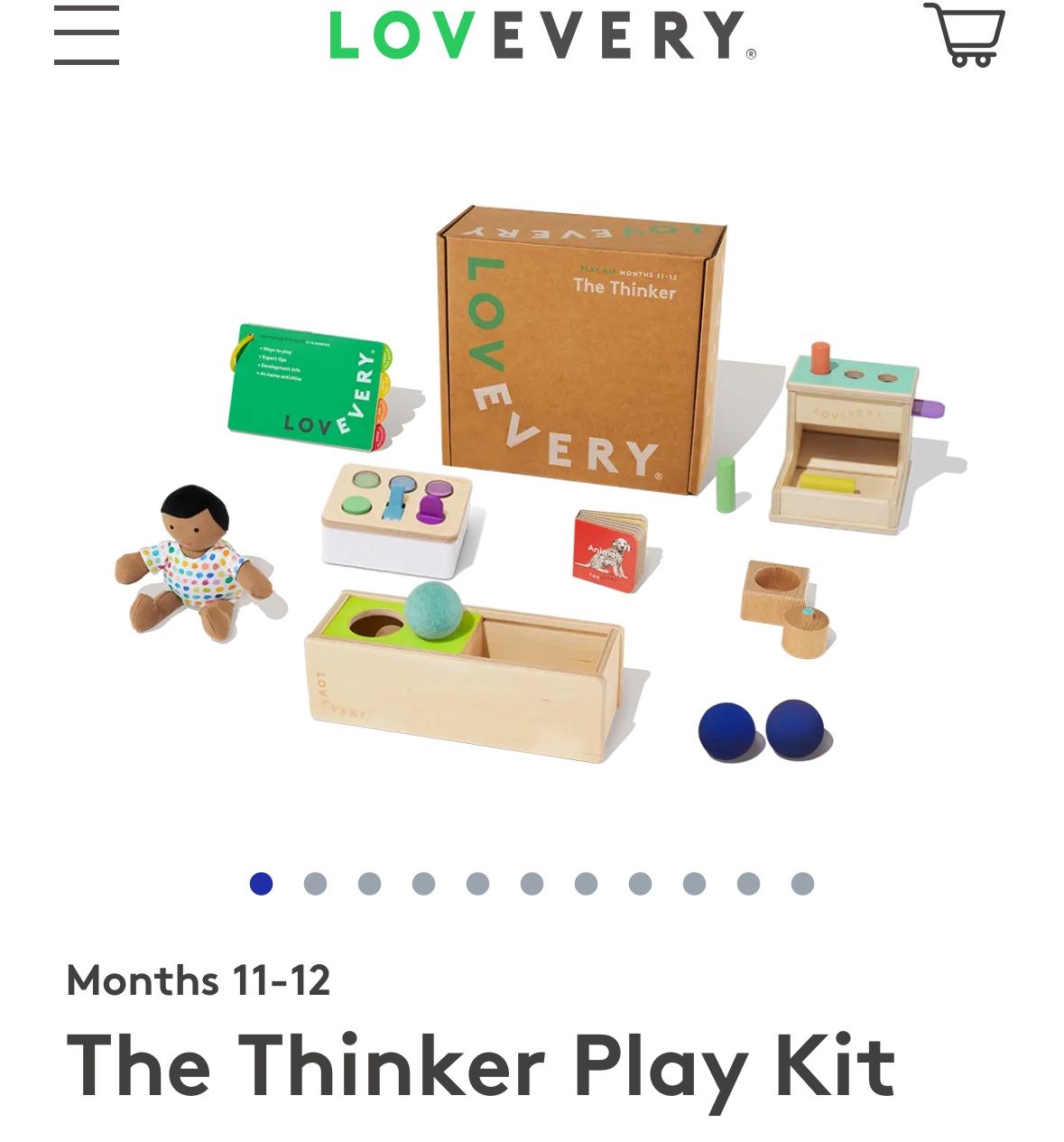 New LOVEEVERY Playkit 11-12M