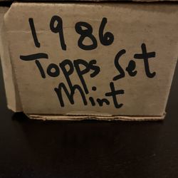 Baseball Cards- 1986 Topps Set