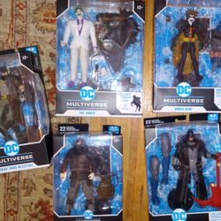 Dc Multiverse Action Figures Lot Of 5 New And Unopened 