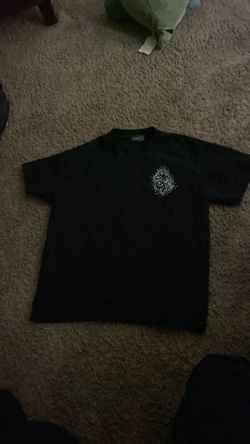 Amiri black rhine stones small