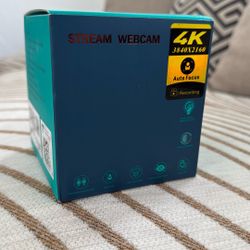 New webcam - 4k 