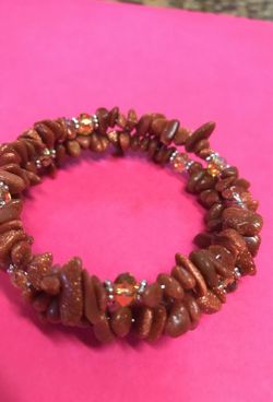 Brown sand stone bracelet