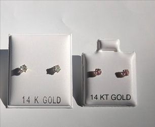 Arretes 2mm de oro 14k