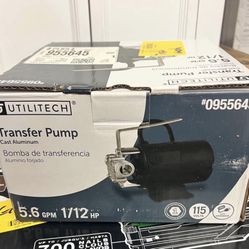 Utilitech 1/12-HP 115 -Volt 5.6-Gallon Stainless steel Electric utility pump
