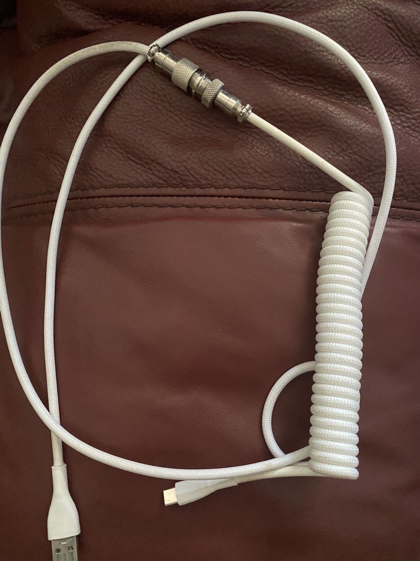 Custom Coiled USB C Cable for Gaming Keyboard