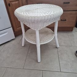PVC Wicker Table