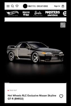 Hot Wheels RLC Exclusive Nissan Skyline GT-R (BNR32)